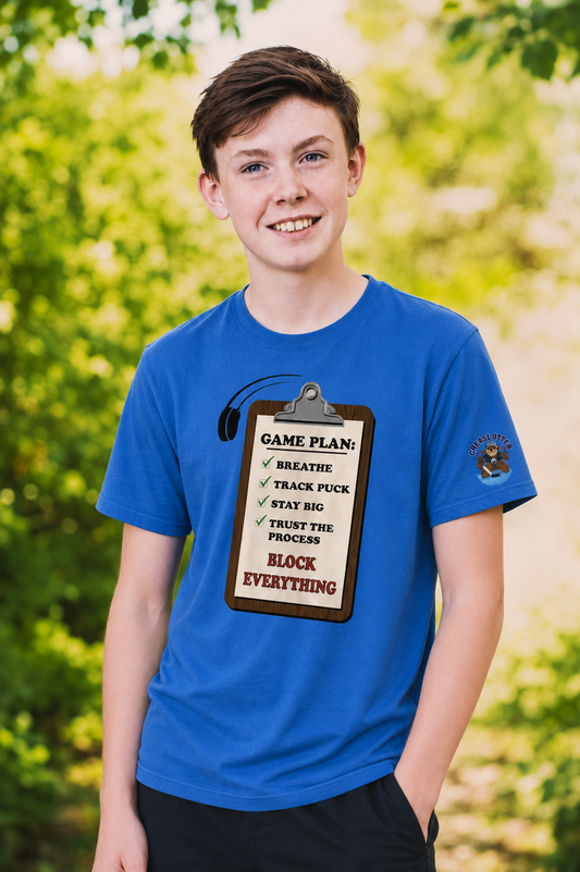 Unsupervised Goalies: Hockey Goalie To Do List T-Shirt – USA Sustainable Cotton – Adult S-5XL