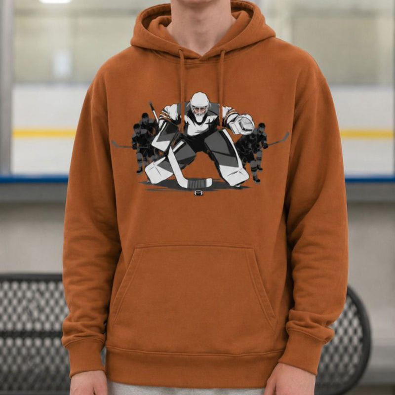 Goalie Team Leader Hockey Hoodie – USA Sustainable Cotton – Adult S–3XL